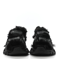 Balenciaga Faux-Fur Track