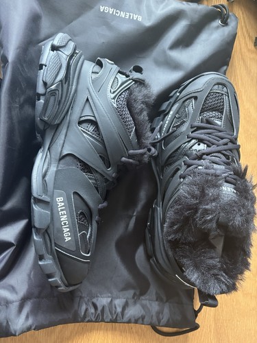 Balenciaga track faux fur - balenciaga,