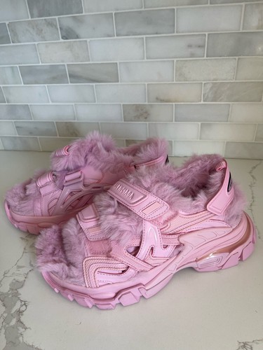 Balenciaga track faux fur - balenciaga,