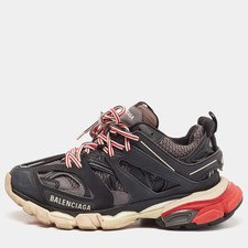 Balenciaga Black Faux Leather