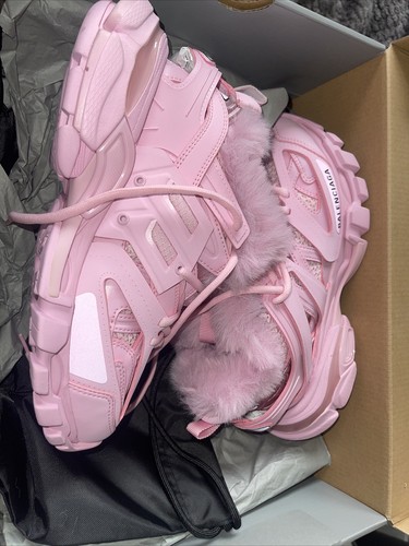 Balenciaga track faux fur - balenciaga,